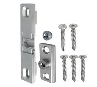 Aggancio per porta del balcone, porta del balcone, universale, con manicotto in metallo robusto per montaggio a vite, protezione dal vento affidabile