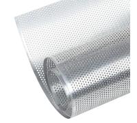 AggAuto 100x33cm Argento griglia da corsa in cerchio 4mm, universale griglia alluminio per auto