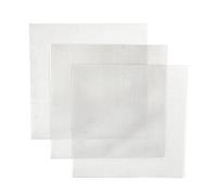 AggAuto 3pcs 33x33cm griglia universale diamantata da corsa in 3x6mm Rombo Argento, griglia in lega di alluminio per auto, griglia automobilistica