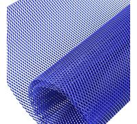 AggAuto griglia universale diamantata da corsa, maglia espansa 100x33cm, griglia in lega di alluminio per auto, griglia per radiatore automobilistico, dimensione foro 4x8mm