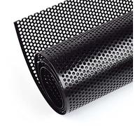 AggAuto - Griglia universale per auto da corsa, 100 x 33 cm, in lega di alluminio, foro da 4 x 2 mm