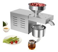 AGGBDYXO Macchina per La Spremitura Automatica Dell'Olio da 800 W per Uso Domestico, Macchina Elettrica per L'Estrazione Dell'Olio A Freddo dai Semi, Pressa per Olio Elettrica Intelligente