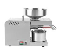 AGGBDYXO Macchina per la spremitura dell'olio, Macchina per la spremitura dell'olio a Freddo, Pressa a Vite ad Alta efficienza da 610 W, capacità di 3-5 kg/h per Uso Domestico e Commerciale