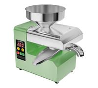 AGGBDYXO Pressa per Olio Domestica, Estrattore di Olio Elettrico per Pressatura A Freddo E Caldo da 800 W, Macchina per Olio di Semi in Acciaio Inossidabile, Macchina per Olio Automatica
