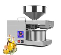 AGGBDYXO Pressa per Olio Elettrica da 950 W, Pressa per Olio Automatica A Caldo E Freddo, Pressa per Olio Elettrica Intelligente per La Casa, Lino, Cocco, Arachidi, Ricino, Perilla, Sesamo