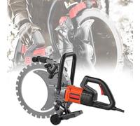 AGGBDYXO Tagliacemento Armato, Motore brushless da 5000 W, troncatrice a Umido/Secco per Barre d'Acciaio, Mattoni, Granito, con Alimentazione Automatica dell'Acqua e Freno rapido