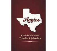 Aggie Inspired Notebook, Texas Gift, College Ruled Lined 6x9 Maroon Softcover for Writing, Ideas and Reflections: Clean Minimalist Design for Everyday ... Organization with a Subtle Texas Theme