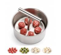 Aggiorna 6/12 il creatore della polpetta del foro, muffa manuale della | Accessorio da cucina per risparmiare tempo, stampo antiaderente per polpette di carne e gamberetti e preparazione dei pasti