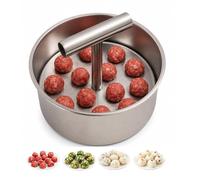 Aggiorna 6/12 il creatore della polpetta del foro, muffa manuale della | Accessorio da cucina per risparmiare tempo, stampo antiaderente per polpette di carne e gamberetti e preparazione dei pasti