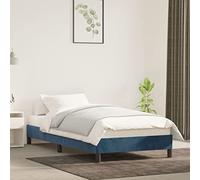 Aggiorna Giroletto Blu Scuro 90x200 cm in Velluto Coprirete Rete Singola Vestiletto Matrimoniale Contenitore Letti a Soppalco una Piazza e Mezza Divano Letto Angolare Bed Frame