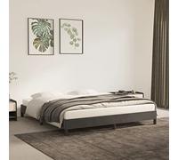 Aggiorna Giroletto Grigio Scuro 160x200 cm in Velluto Rete Singola Bed Frame Coprirete Vestiletto Matrimoniale Contenitore Divano Letto Angolare Letti a Soppalco una Piazza e Mezza