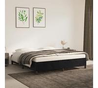 Aggiorna Giroletto Nero 160x200 cm in Velluto Bed Frame Letti a Soppalco una Piazza e Mezza Vestiletto Matrimoniale Contenitore Rete Singola Divano Letto Angolare Coprirete