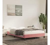 Aggiorna Giroletto Rosa 120x200 cm in Velluto Rete Singola Vestiletto Matrimoniale Contenitore Coprirete Divano Letto Angolare Bed Frame Letti a Soppalco una Piazza e Mezza