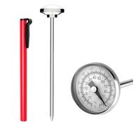 Aggiorna gli indicatori bimetallici della temperatura degli alimenti con risposte rapide Misuratori di tempo degli alimenti per cottura alla griglia e cottura misurazione accurata