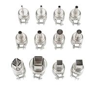 Aggiorna i tuoi strumenti con questo set completo di 12 ugelli ad aria calda compatibili con la stazione di saldatura per 850