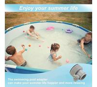 Aggiorna il tuo sistema per piscina Intex con 1 adattatore per tubo da 63,5 cm a 1 5", set di 2 per compatibilità