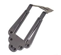 Aggiorna il tuo suono Premium Metal Bridge per una migliore risonanza per chitarre jazz e folk (nero)