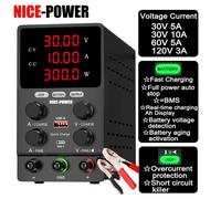 Aggiorna l'alimentatore da laboratorio DC 30V 60V 120V Encoder di alimentazione da banco Regola la tensione corrente, OCP OVP, ricarica intelligente