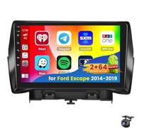 Aggiorna l'autoradio Android 9" per il touchscreen Ford Escape 2014-2019 | Sostituzione stereo Wireless CarPlay Android Auto Bluetooth SWC Navigazione GPS AM/FM/RDSFotocamera di backup