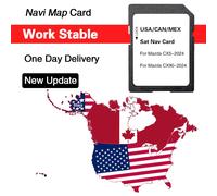 Aggiorna le mappe Sat Navi System USA/CAN/MEX Mappe Accessori Versione 2023 Navigazione per Mazda CX-5 CX-90 Scheda SD GPS per auto