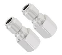 Aggiornamenti Acciaio 3/8 Pollice Femmina Collegamento Rapido Rondella di Pressione Accoppiatori Tappi per Attrezzature di Pulizia Raccordi in Acciaio