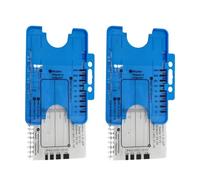 Aggiornamenti ECG 7 Step Ruler Card Guida di interpretazione portatile con archiviazione per una diagnosi rapida nella pratica della medicina Guida tascabile