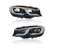 Aggiornamenti fari anteriori a LED adattivi stile Laserlight, sinistro e destro, compatibili con BMW Serie 3 G20 G21 LHD 2019 2020 2021 2022 ABS(Without Blue)