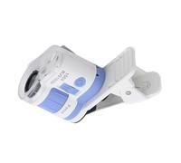 Aggiornamenti Microscopio di ingrandimento 100X con lampada bianca a LED e luce integrata in clip per telefono per ispezione gioielli microscopio a doppia sorgente con luce LED