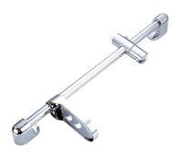 Aggiornamenti Supporto per doccia portatile girevole Staffa regolabile in acciaio non trapano Supporto per testa per maniglia scorrevole non montaggio trapano