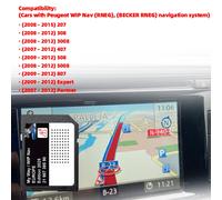 Aggiornamento 2025 mappe EU Marocco Scheda SD GPS per Peugeot WIP Nav 207/308/3008/407/508/5008/807 Software di memoria per auto Navigazione 16GB