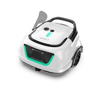 (Aggiornamento 2025)WYBOT A1 Robot Piscina, Autonomia 120 Min, Robot Piscina Senza Fili con Doppio Filtro per Piscine Fuori Terra Fino a 100 m²,2,5 Ore di Carica Completa Veloce(Verde Bianco Perlato)