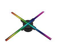 Aggiornamento 5. 0CM 4. Fan Hologram Fan Light with WiFi Control 3D Hologram Display pubblicitario GUIDATO Fan Housographing for vacanze