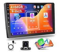 [Aggiornamento] Autoradio 2 DIN 4G+64G Qualcomm Wireless Apple CarPlay e Android Auto, Android Radio con Schermo Touch HD da 10'' con GPS/Bluetooth/EQ/FM/RDS/Telecamera di Retromarcia