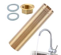 Aggiornamento da cucina in massiccio: migliora l'area del con questo kit di prolunga per rubinetto, che include un sollevatore per rubinetto in massiccio che solleva il