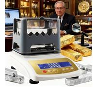 Aggiornamento Del Rilevatore Di Purezza Dell'Oro | Tester Del Valore K Dell'Oro | Misuratore Di Densità Dell'Oro E Dell'Argento | Per Il Riciclaggio E Raffinazione Di Metalli Preziosi MDJ-300K