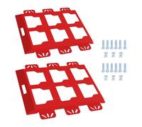 Aggiornamento della piastra di montaggio integrata per imballaggi, organizer per utensili elettrici ad alta resistenza a mezza larghezza per gli organizzatori di stoccaggio di utensili elettrici