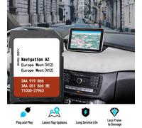 Aggiornamento delle navigazione RNS 315 AZ V12 Mappa dell'Europa occidentale OST per VW Passat/Jetta/Polo/Sharan/Tiguan Scheda di memoria SD GPS 3AA 051866 SE