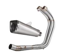 Aggiornamento dello scarico delle prestazioni Per silenziatore per Delta Race con DB Killer per collegare il tubo di intestazione per YAMAHA MT07 14-24 R7 21-25 Set(A)