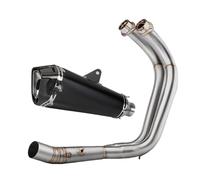 Aggiornamento dello scarico delle prestazioni Per silenziatore per Delta Race con DB Killer per collegare il tubo di intestazione per YAMAHA MT07 14-24 R7 21-25 Set(B)
