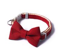 Aggiornamento di stile per animali domestici, elegante collare per gatti in morbido velluto a coste con motivo a tinta unita, ideale come re