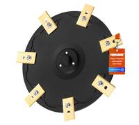 [AGGIORNAMENTO] Dischi Lama + 7 Pezzi Lama Compatibili con Mammotion LUBA Mini AWD Series 800 1500, Dischi Lama Robot Tosaerba Robot Turntable