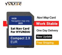 Aggiornamento Europa Regno Unito Mappe Sat Nav per Hyundai H1/i20/Santa Fe/Grand Santa Fe/Tucson 2025 Sistema di Navigazione GEN2 Scheda SD 16GB GPS