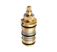 Aggiornamento G1/2 Ottone Termostatico Doccia Cartuccia Valvola Caldo Freddo Miscelatore Rubinetto per Bagno Nucleo In Ottone Massiccio Galvanizzato Corpo Completo Durevole Rubinetto Doccia