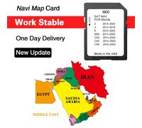 Aggiornamento generale GCC Gulf Area Mappe Medio Oriente 2024 Scheda di memoria SD Navigazione per Mazda 2/3/6/MX5/CX5/CX9 Sistemi Navi per auto GPS