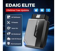 【Aggiornamento Gratuito a Vita】KINGBOLEN Ediag Elite Strumento Diagnostico Auto con Aggiornamento Gratuito a Vita per Tutti i Sistemi, Bidirezionale e 15 Funzioni di Reset