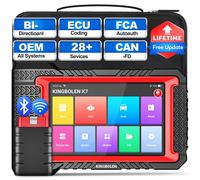 Aggiornamento gratuito a vita KINGBOLEN K7 ALL System Strumenti diagnostici per auto italiane Codifica ECU Test attivo 28 reset Scanner OBD PK LAUNCH X431 CRP919E BT