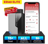 [Aggiornamento Gratuito a Vita] Scanner OBD2 KINGBOLEN EDIAG ELITE, Strumento Diagnostico per Auto Multisistema, 15 Servizi di Controllo Bidirezionale