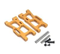 Aggiornamento in metallo Forcellone posteriore for WLtoys 1/14 144010 144001 144002 1/12 124016 124017 124018 124019 Parti di automobili RC(Yellow)