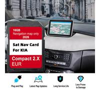 Aggiornamento Mappe Navigatore Sat Nav EU RU UK Compact 2.X Navigazione 2026 per KIA Venga Ceed Sportage Rio Picanto Optima Sorento Scheda SD 16GB