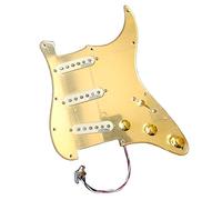 Aggiornamento Prewired SSS Guitar Pickguard Alnico 5 Single Coil Pickup Welding Harness Set 5 Way Swtich Per For ST Chitarra Parti di ricambio per chitarre